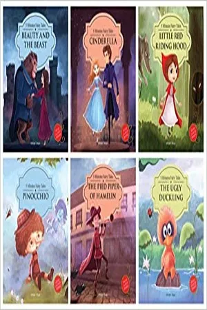 5 Minutes Fairy Tales Bookset: Giftset of 6 Board Books for Children