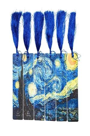 The Starry Night Bookmark (1 Set 6 pcs)
