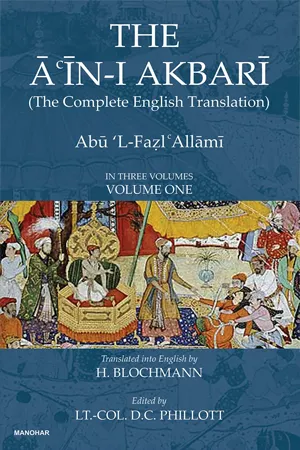 The Ain-I Akbari (The Complete English Translation) (Volume-I,II,III)
