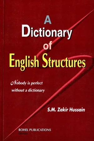 A Dictionary of English Structures
