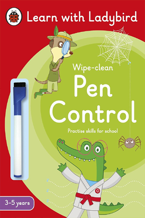 Learn with Ladybird Wipe Clean Pen Control 3-5