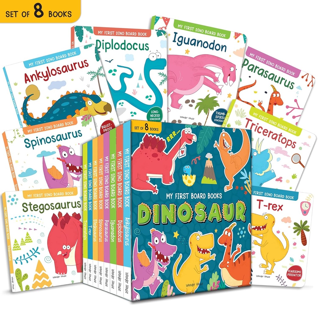 Dinosaur Box Set: My First Board Books (8 Books Boxed Set)