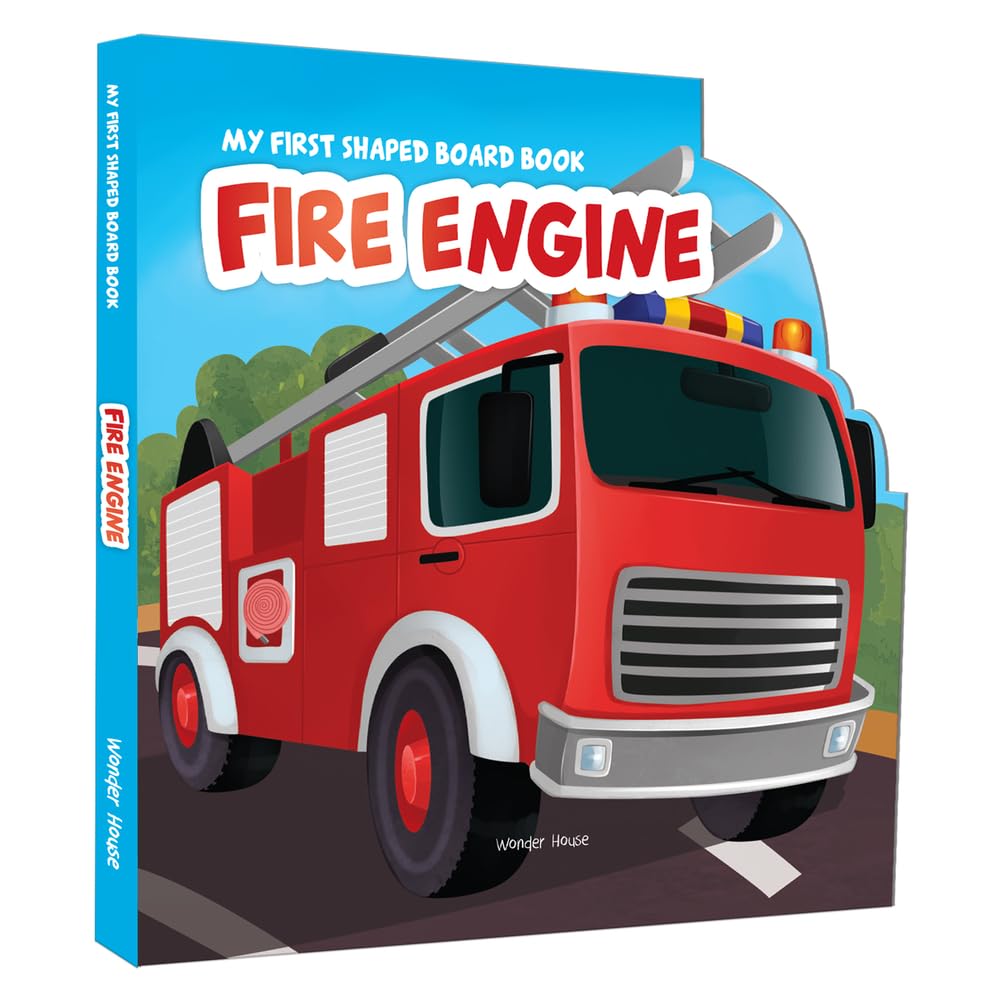 My First Shaped Board Books For Children: Transport - Fire Engine