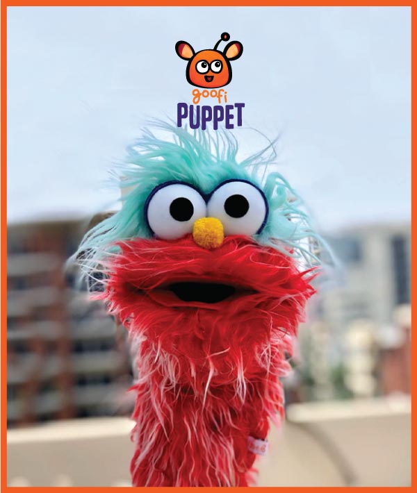 Goofi Hand Puppet Angry Monster