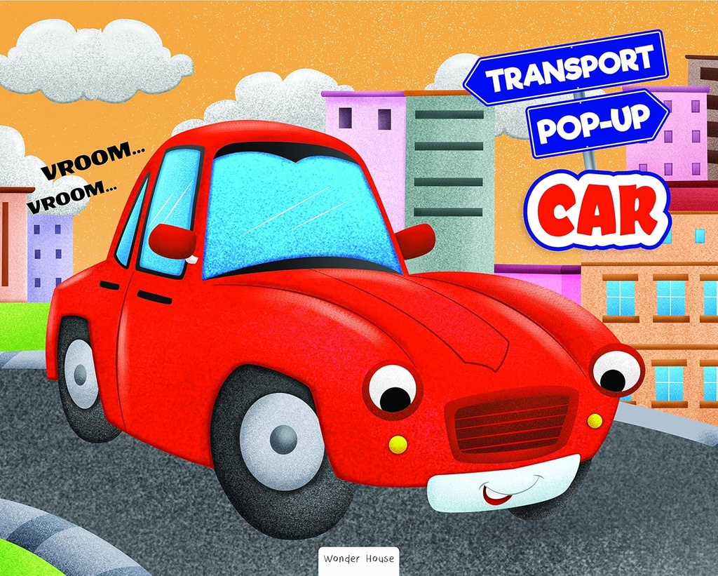 Pop-up Transport - Car - Gorgeously Illustrated Pop-up Book For Children