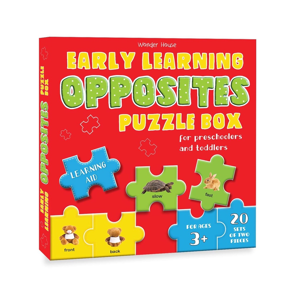 Wonder House Books Early Learning Opposites Puzzle Box 
