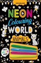 Animals Neon Colouring World Book for Kids Age 4 - 7 years with Neon Pens