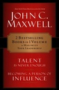 Maxwell 2 in 1 Becoming a Pb: Becoming A Person Of Influence And Talent Is Never Enough
