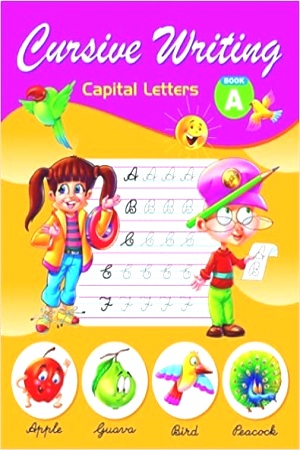 [9789380354880] Cursive Writing Capital Letters Book-A