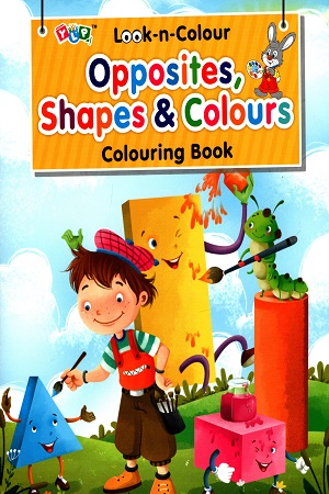 [9789386003256] Look-n-Colour : Opposites, Shapes  and Colours Coloring Book
