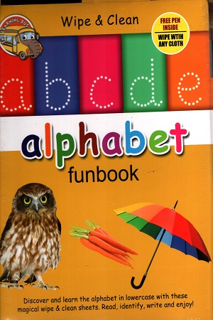 [9789380069944] Wipe & Clean Alphabet Funbook