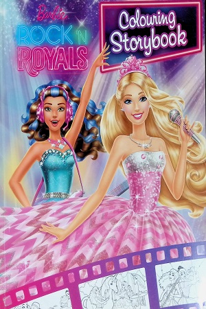 [9781472390738] Barbie in Rock N Royals Colouring Storybook