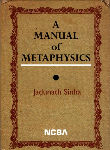 [9789352550326] A Manual Of Metaphysics