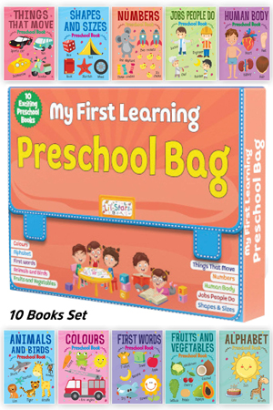 [9788131957745] My First Learning Preschool Bag - Set of 10 Exciting Preschool Books