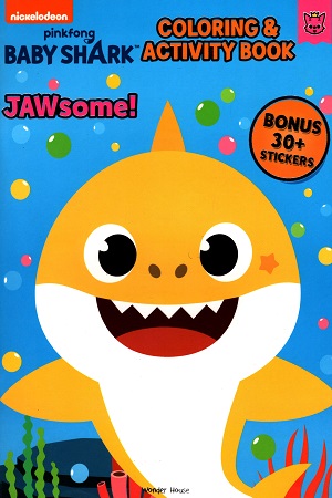 [9789354400056] Pinkfong Baby Shark - Jawsome : Fun Coloring and Activity Book