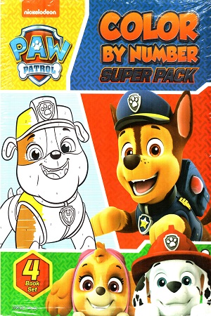 [9789389717600] Paw Patrol Color By Number Super Pack