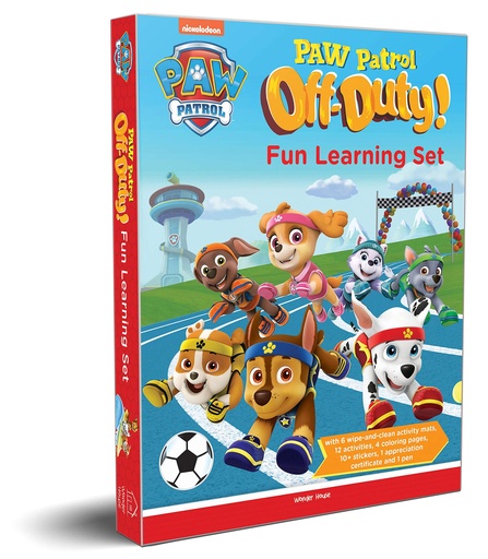[9789390391141] Paw Patrol Off-Duty! Fun Learning Set