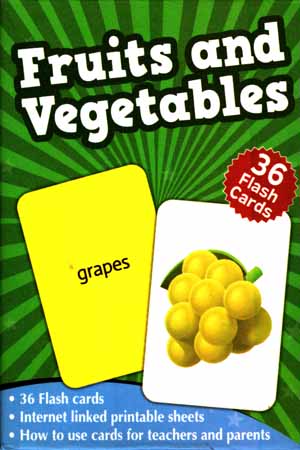 [9788131934012] Fruits and  Vegetables-Flash Cards