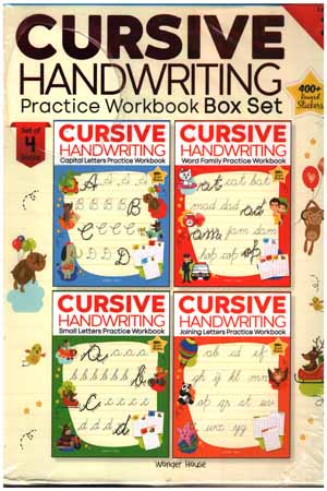 [9789390183807] Cursive Handwriting-Practice Workbook Box Set