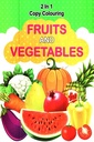2 In 1 Copy Colouring Fruits And Vegetables