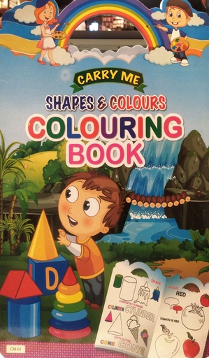 [7226400000003] Carry Me Shapes & Colours Colouring Book CM-01