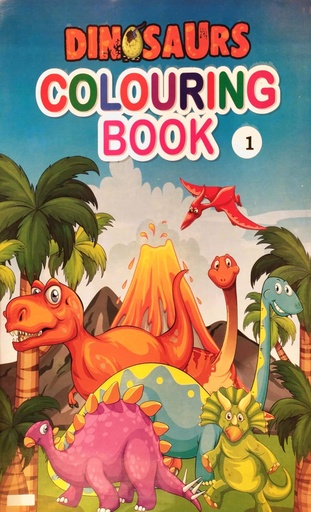 [7228200000009] Dinosaurs Colouring Book - 1