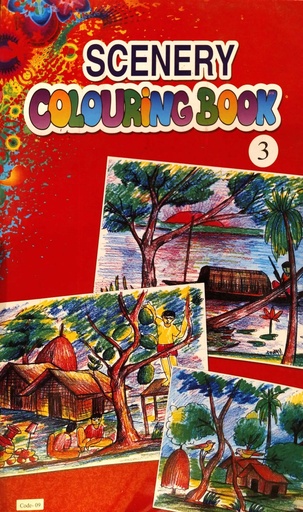 [7228500000006] Scenery Colouring Book - 3