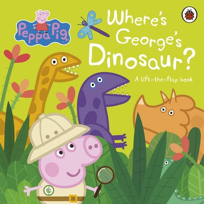 [9780241543542] Peppa Pig: Where's George's Dinosaur?: A Lift The Flap Book
