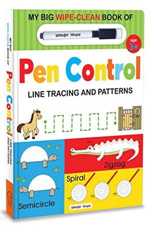 [9789354401206] My Big Wipe And Clean Book of Pen Control : Line Tracing And Patterns