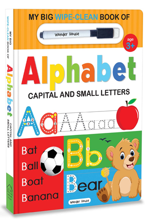 [9789354401046] My Big Wipe And Clean Book of Alphabet for Kids : Capital And Small Letters