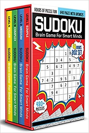 [9789354403927] Sudoku Brain Game For Smart Minds (Box Set of 4 Bookd)