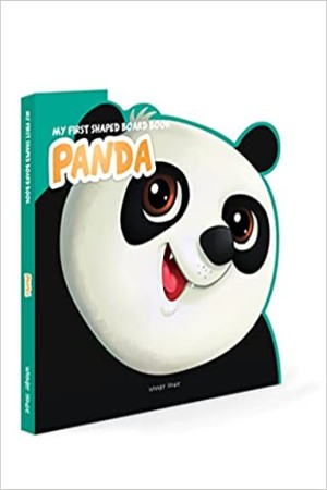 [9789354404016] My First Shaped Board book - Panda, Die-Cut Animals, Picture Book for Children