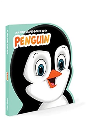 [9789354404078] My First Shaped Board book - Penguin, Die-Cut Animals, Picture Book for Children