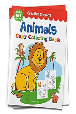 [9789387779716] Colouring Book of Animals: Creative Crayons Series - Crayon Copy Colour Books