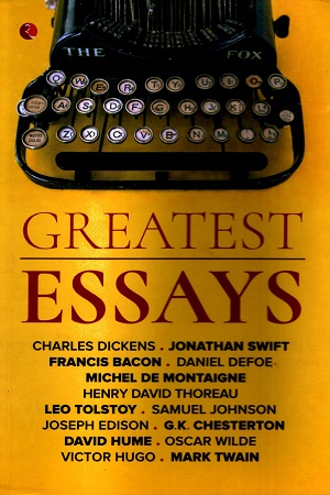 [9789389967913] Greatest Essays