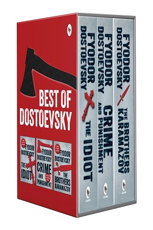 [9789358563146] The Best of Dostoevsky Boxed Set (Crime and Punishment, The Idiot, The Brothers Karamazov)
