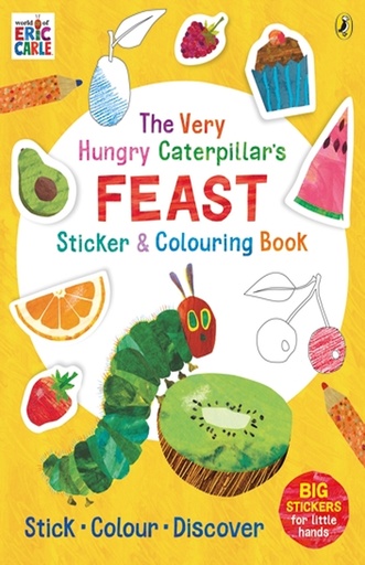 [9780241642214] The Very Hungry Caterpillar’s Feast Sticker and Colouring Book