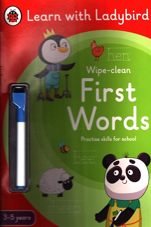 [9780241515594] Learn with Ladybird Wipe Clean First Words 3-5