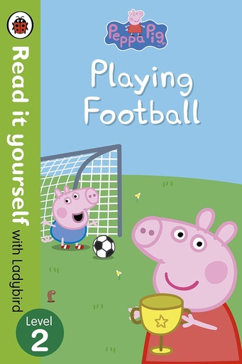 [9780241244401] Peppa Pig: Playing Football – Read It Yourself with Ladybird Level 2