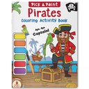 Pick and Paint Coloring Activity Book For Kids: Pirates