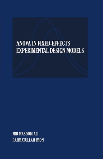 [9789845063807] Anova in Fixed-Effects Experimental Design Models