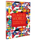 Flags of the World - Sticker Coloring Activity Book For Children : Continent, Country, Capital, Language and Currency